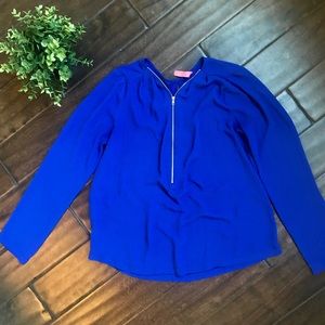 [Eight Sixty] Zip Front Top 💙🦋